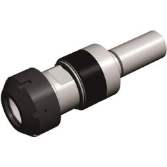 Kennametal - 25mm Straight Shank Diam Tension & Compression Tapping Chuck - M4.5 to M12 Tap Capacity, 76.6mm Projection, Through Coolant - Exact Tool & Supply