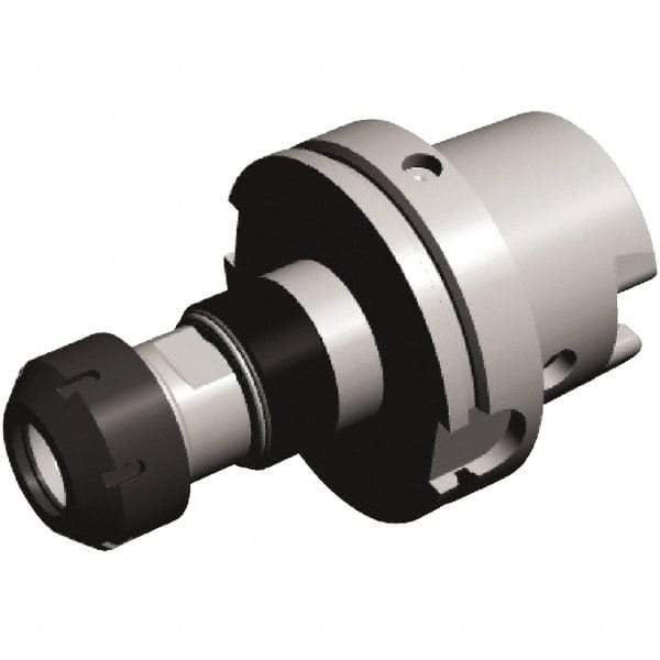 Kennametal - 100mm HSK100A Taper Shank Diam Tension & Compression Tapping Chuck - M10 to M20 Tap Capacity, 118.9mm Projection, Through Coolant - Exact Tool & Supply