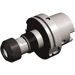 Kennametal - 100mm HSK100A Taper Shank Diam Tension & Compression Tapping Chuck - M10 to M20 Tap Capacity, 118.9mm Projection, Through Coolant - Exact Tool & Supply
