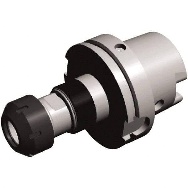 Kennametal - 100mm HSK100A Taper Shank Diam Tension & Compression Tapping Chuck - M4.5 to M12 Tap Capacity, 105.6mm Projection, Through Coolant - Exact Tool & Supply
