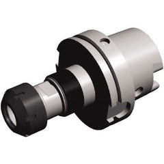 Kennametal - 100mm HSK100A Taper Shank Diam Tension & Compression Tapping Chuck - M4.5 to M12 Tap Capacity, 105.6mm Projection, Through Coolant - Exact Tool & Supply