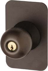 Von Duprin - Dark Bronze Finish, Stainless Steel Knob Trim - Exact Tool & Supply