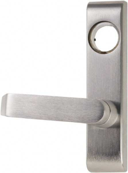 Von Duprin - Satin Chrome Finish, Stainless Steel Lever Trim - Exact Tool & Supply