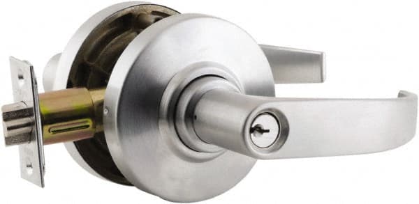 Schlage - Classroom Lever Lockset for 1-3/8" Thick Doors - Exact Tool & Supply