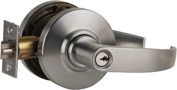 Schlage - Entrance Lever Lockset for 1-3/8" Thick Doors - Exact Tool & Supply