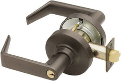 Schlage - Entrance Lever Lockset for 1-3/8" Thick Doors - Exact Tool & Supply