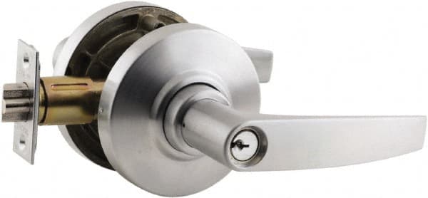Schlage - Storeroom Lever Lockset for 1-3/8" Thick Doors - Exact Tool & Supply
