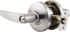 Schlage - Entrance Lever Lockset for 1-3/8" Thick Doors - Exact Tool & Supply
