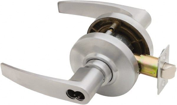 Schlage - Storeroom Lever Lockset for 1-3/8" Thick Doors - Exact Tool & Supply