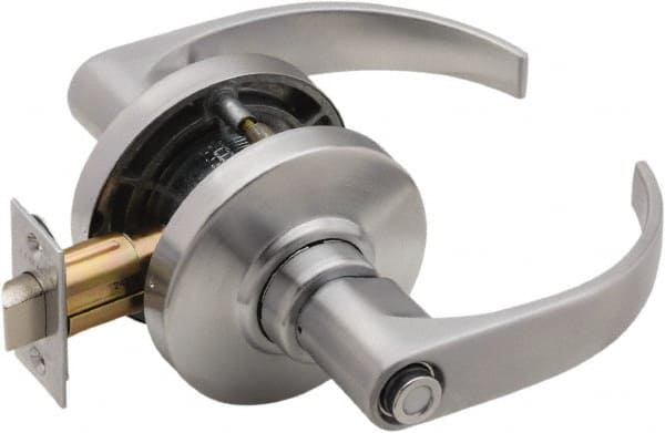 Schlage - Privacy Lever Lockset for 1-3/8" Thick Doors - Exact Tool & Supply