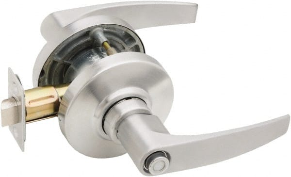 Schlage - Privacy Lever Lockset for 1-3/8" Thick Doors - Exact Tool & Supply