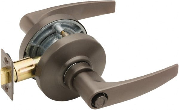 Schlage - Privacy Lever Lockset for 1-3/8" Thick Doors - Exact Tool & Supply