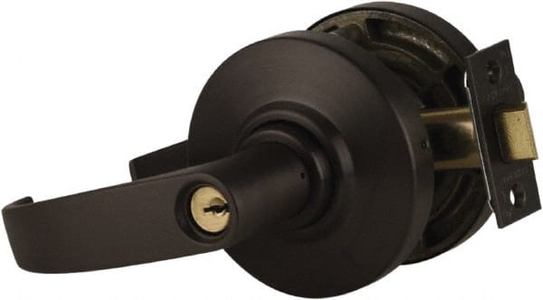 Schlage - Entrance Lever Lockset for 1-3/8" Thick Doors - Exact Tool & Supply
