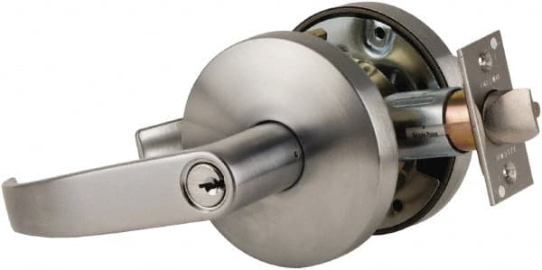 Falcon - Entrance Lever Lockset for 1-3/8" Thick Doors - Exact Tool & Supply