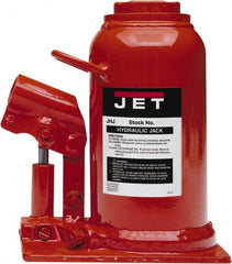 Jet - Manual Bottle, Screw, Ratchet & Hydraulic Jacks Type: Hydraulic Bottle Jack Load Capacity (Ton): 17-1/2 (Inch) - Exact Tool & Supply