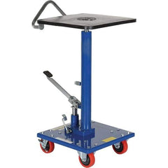 Vestil - 300 Lb Capacity Hydraulic Post Table - 31" to 49" Lift Height, 16" Platform Length x 16" Platform Width - Exact Tool & Supply