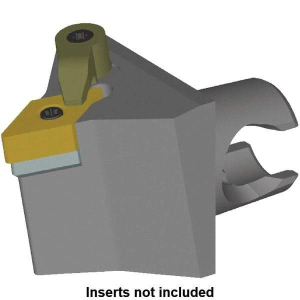 Kennametal - Neutral Cut, Size KM25, DN.. 1104.. & DN... 332 Insert Compatiblity, External Modular Turning & Profiling Cutting Unit Head - 30mm Head Length, Series Kenloc - Exact Tool & Supply