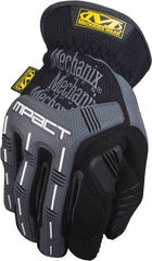 Mechanix Wear - Size M (9) Synthetic Synthetic Leather Work Gloves - For General Purpose, Uncoated, Slip-On Cuff, Full Fingered, Black, Paired - Exact Tool & Supply