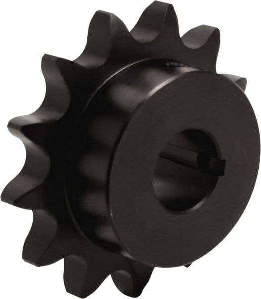 Tritan - 16 Teeth, 3/4" Chain Pitch, Chain Size 60, Finished Bore Sprocket - 3.845" Pitch Diam, 4.213" Outside Diam - Exact Tool & Supply