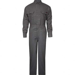 National Safety Apparel - Size XL Gray HRC 2 Flame Resistant/Retardant Coveralls - Exact Tool & Supply