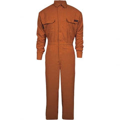 National Safety Apparel - Size 2XL Tall Orange HRC 2 Flame Resistant/Retardant Coveralls - Exact Tool & Supply