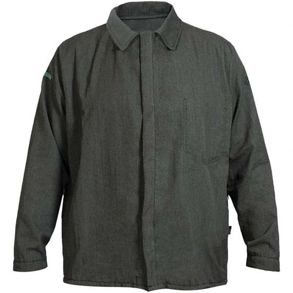 National Safety Apparel - Size L Green Flame Resistant/Retardant Jacket - Exact Tool & Supply