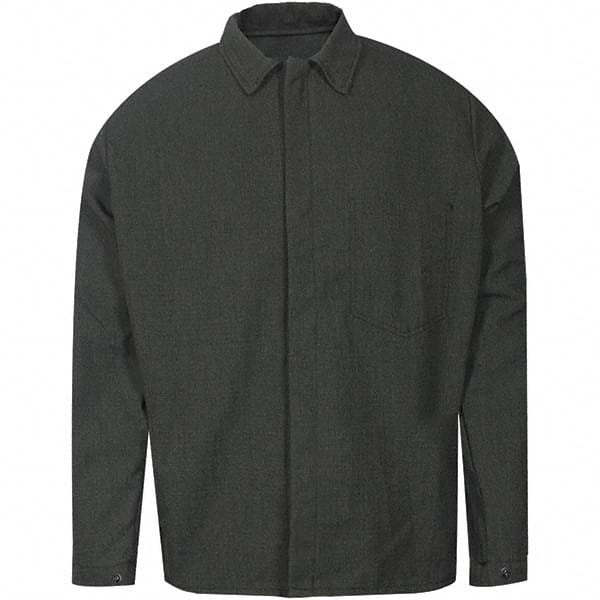 National Safety Apparel - Size 5XL Green Flame Resistant/Retardant Jacket - Exact Tool & Supply