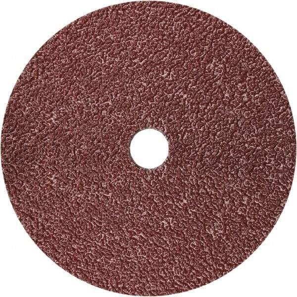 3M - 7" Diam 7/8" Hole 60+ Grit Fiber Disc - Ceramic, 8,600 Max RPM, Series 782C - Exact Tool & Supply