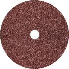 3M - 7" Diam 7/8" Hole 36+ Grit Fiber Disc - Ceramic, 8,600 Max RPM, Series 782C - Exact Tool & Supply