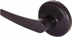 Stanley - Grade 2 Dummy Lever Lockset - 2-3/4" Back Set, Keyless Cylinder, Brass Alloy, Oil Rubbed Bronze Finish - Exact Tool & Supply