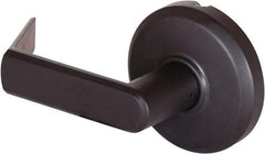 Stanley - Grade 2 Dummy Lever Lockset - 2-3/4" Back Set, Keyless Cylinder, Brass Alloy, Oil Rubbed Bronze Finish - Exact Tool & Supply
