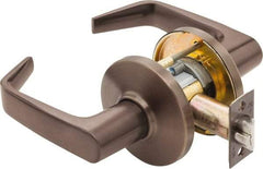 Best - Grade 1 Entrance Lever Lockset - 2-3/4" Back Set, Key In Lever Cylinder, Brass Alloy, Oil Rubbed Bronze Finish - Exact Tool & Supply