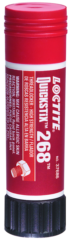 268 Red High Strength Permanent Threadlocker - 19 gm - Exact Tool & Supply