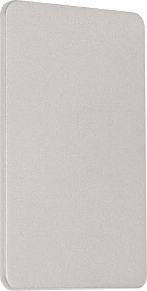 Precision - 15" OAL Nonhanded Flatbar - 32 to 36" Door Width, Satin Stainless Steel Finish, Grade 1, 2100 Series - Exact Tool & Supply