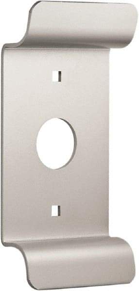 Precision - 8" OAL Nonhanded Flatbar - 32 to 36" Door Width, Painted Aluminum Finish, Grade 1, Stanley Commercial Hardware - Exact Tool & Supply