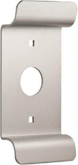 Precision - 8" OAL Nonhanded Flatbar - 32 to 36" Door Width, Painted Aluminum Finish, Grade 1, Stanley Commercial Hardware - Exact Tool & Supply