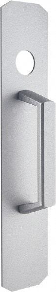 Precision - 8" OAL Nonhanded Flatbar - 32 to 36" Door Width, Painted Aluminum Finish, Grade 1, Stanley Commercial Hardware - Exact Tool & Supply