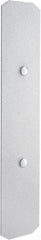 Precision - 10" OAL Nonhanded Flatbar - 32 to 36" Door Width, Satin Chrome Finish, Grade 1, Stanley Commercial Hardware - Exact Tool & Supply