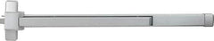 Precision - 36" OAL Nonhanded Fire Rated Flatbar - 32 to 36" Door Width, Painted Aluminum Finish, Grade 1, Stanley Commercial Hardware - Exact Tool & Supply