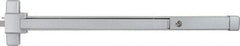 Precision - 36" OAL Nonhanded Flatbar - 32 to 36" Door Width, Painted Aluminum Finish, Grade 1, Stanley Commercial Hardware - Exact Tool & Supply