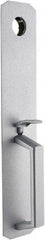 Precision - 10" OAL Nonhanded Flatbar - 32 to 36" Door Width, Satin Chrome Finish, Grade 1, Stanley Commercial Hardware - Exact Tool & Supply