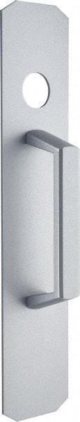 Precision - 10" OAL Nonhanded Flatbar - 32 to 36" Door Width, Satin Chrome Finish, Grade 1, Stanley Commercial Hardware - Exact Tool & Supply