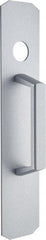 Precision - 10" OAL Nonhanded Flatbar - 32 to 36" Door Width, Satin Chrome Finish, Grade 1, Stanley Commercial Hardware - Exact Tool & Supply