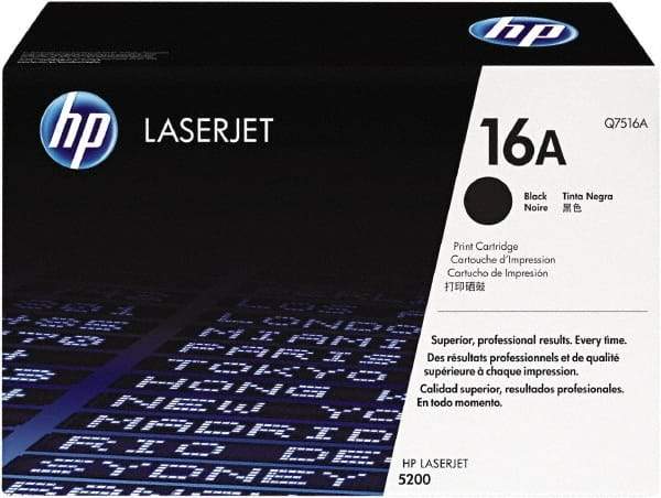 Hewlett-Packard - Black Toner Cartridge - Use with HP LaserJet 5200 - Exact Tool & Supply