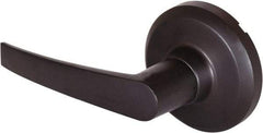 Stanley - Grade 1 Dummy Lever Lockset - 2-3/4" Back Set, Keyless Cylinder, Brass Alloy, Oil Rubbed Bronze Finish - Exact Tool & Supply