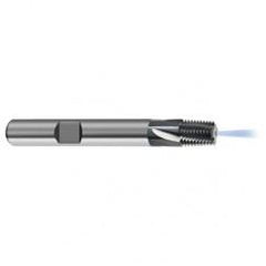 1-11-1/2 5FL Carbide Thread Mill NPT Tap-Coolant Thru-TiCN - Exact Tool & Supply