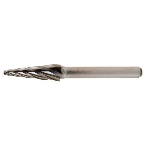 SA-1 Aluminum Cut Solid Carbide Bur-Cone Radius Shape - Exact Tool & Supply