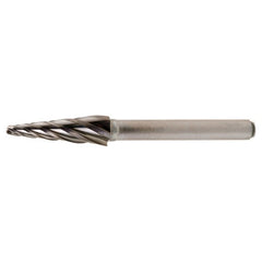 SA-1 Aluminum Cut Solid Carbide Bur-Cone Radius Shape - Exact Tool & Supply