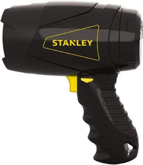 Stanley - Black Halogen Spotlight - 400 Lumens, 6 Volt, 3 Watt - Exact Tool & Supply