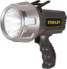 Stanley - Gunmetal Halogen Spotlight - 600 Lumens, 12 Volt, 5 Watt - Exact Tool & Supply